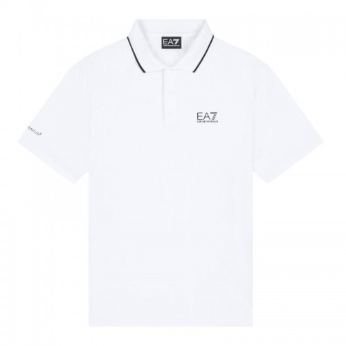 Polo Armani EA7 Ventus 7 Tennis Pro Regular Blanco