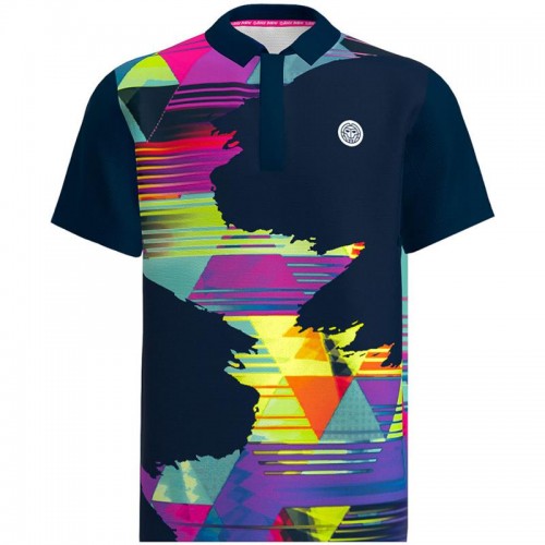 Polo Bidi Badu Kaleido Azul Oscuro Mix Polo Bidi Badu Kaleido Azul Oscuro Mix