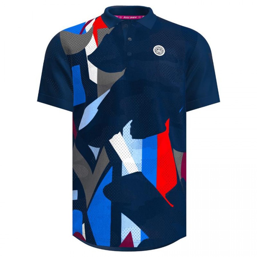 Polo Bidi Badu New York Azul Oscuro Rojo  Oferta + Barato