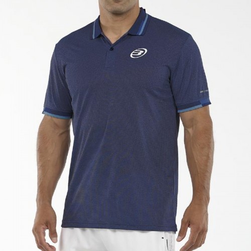 Polo Bullpadel Maceo Azul Tinta Bicolor Polo Bullpadel Maceo Azul Tinta Bicolor