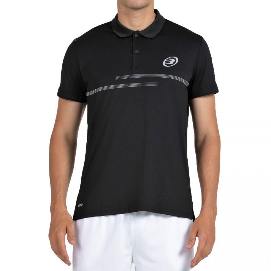 Polo Bullpadel Menkar Negro  Oferta + Barato