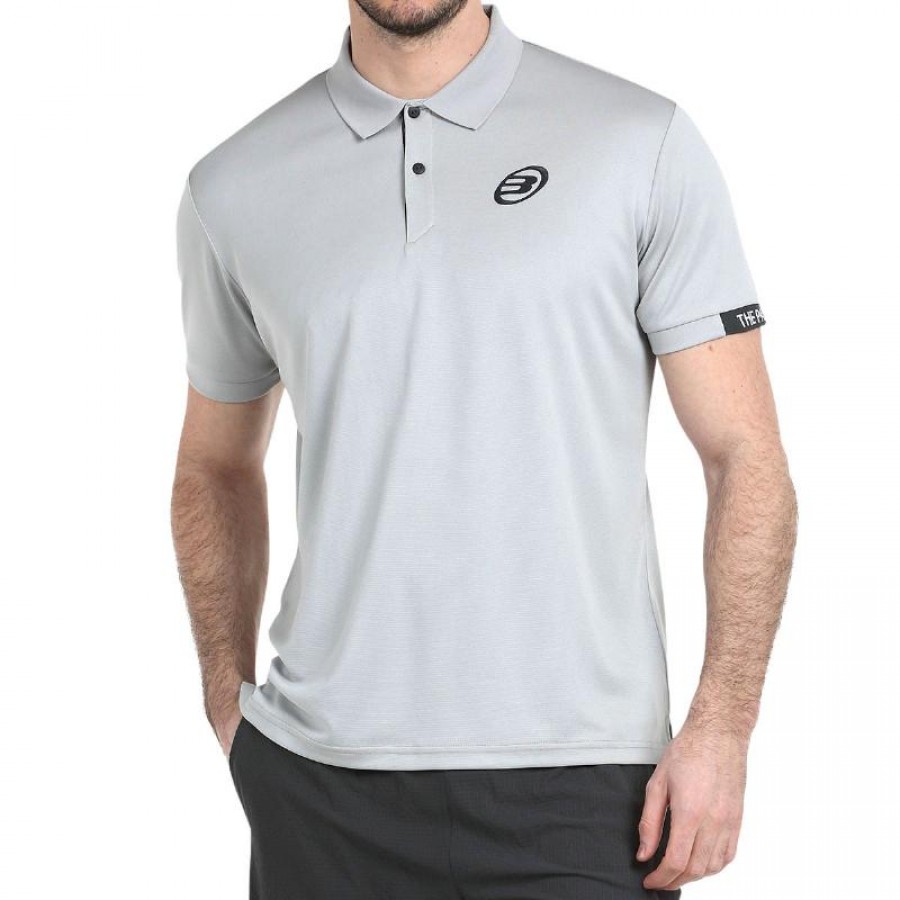 Polo Bullpadel Unete Gris Perla Bicolor  Oferta + Barato
