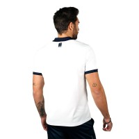 Cartri Amonet White Navy Blue Polo Shirt  Offer + Cheap