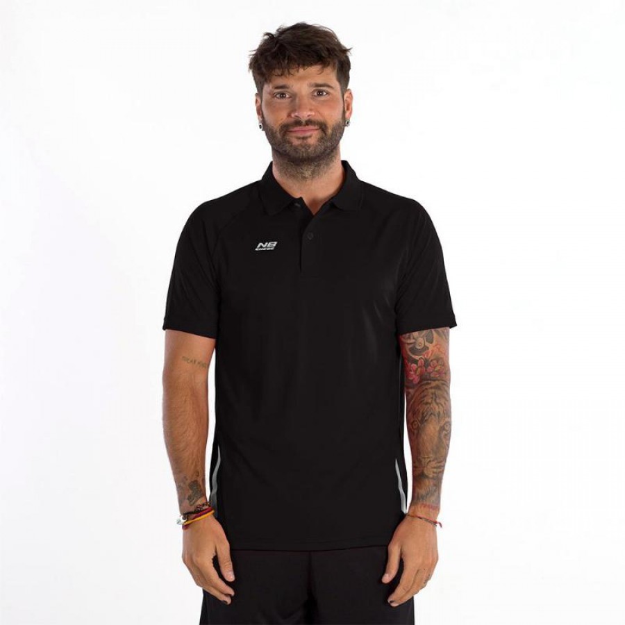 Polo Enebe Strauss Negro  Oferta + Barato
