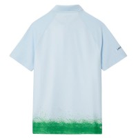 Polo Lacoste Daniil Medvedev Ultra Dry Azul Claro Verde  Oferta + Barato