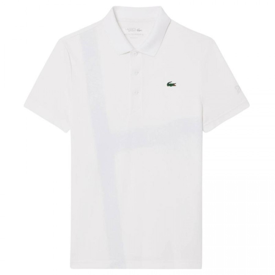 Polo Lacoste Novak Djokovic Ultra Dry Blanco  Oferta + Barato