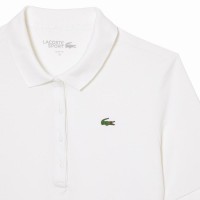 Women''s Lacoste Pique White Polo  Offer + Cheap
