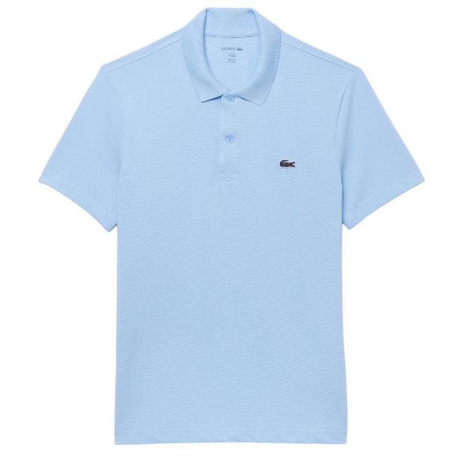 Polo Lacoste Regular Fit Algodon Blu Pastello  Offerta + Economico