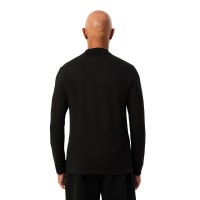 Polo Manga Larga Lacoste Regular Fit Algodon Negro  Oferta + Barato