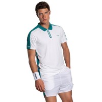 Polo Nox Pro Blanco Verde Ivy