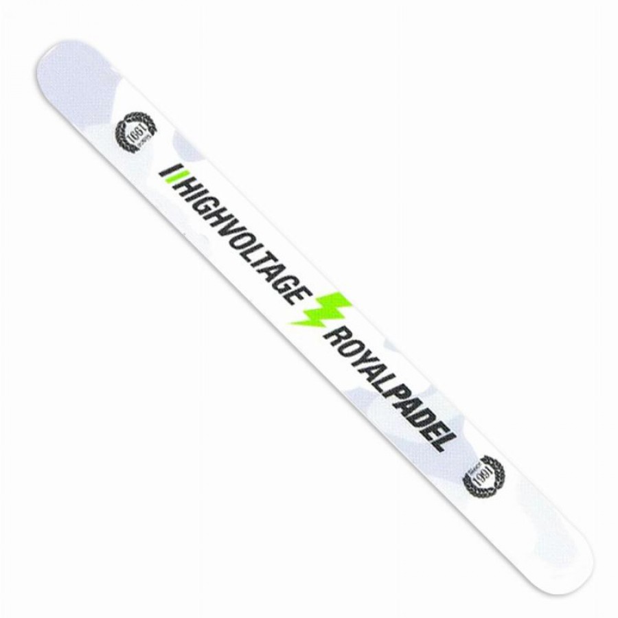 Protector Royal Padel Highvoltage Blanco Verde  Oferta + Barato