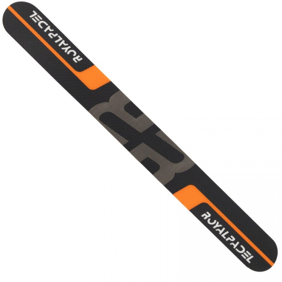 Protector Royal Padel Negro Logo Naranja Gris  Oferta + Barato
