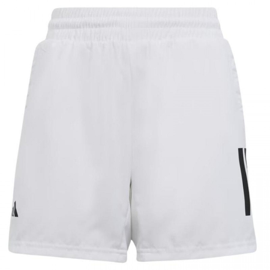 Short Adidas Club 3 Stripes Blanco Junior  Oferta + Barato