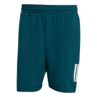 Short Adidas Club 3 Stripes Verde Aurora  Oferta + Barato