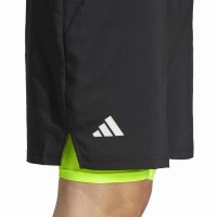 Short Adidas Club Negro Lucid Limon  Oferta + Barato
