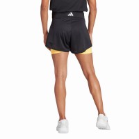Short Adidas Match Pro Negro Amarillo Mujer  Oferta + Barato
