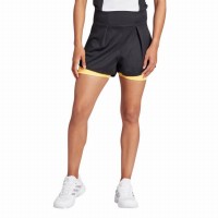 Short Adidas Match Pro Negro Amarillo Mujer  Oferta + Barato