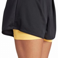 Short Adidas Match Pro Negro Amarillo Mujer  Oferta + Barato