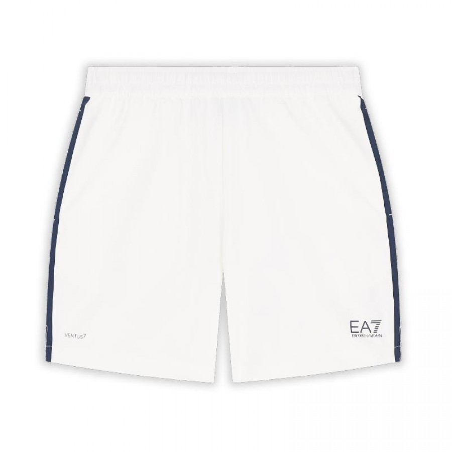 Short Armani EA7 Ventus 7 Tennis Pro Regular Blanco