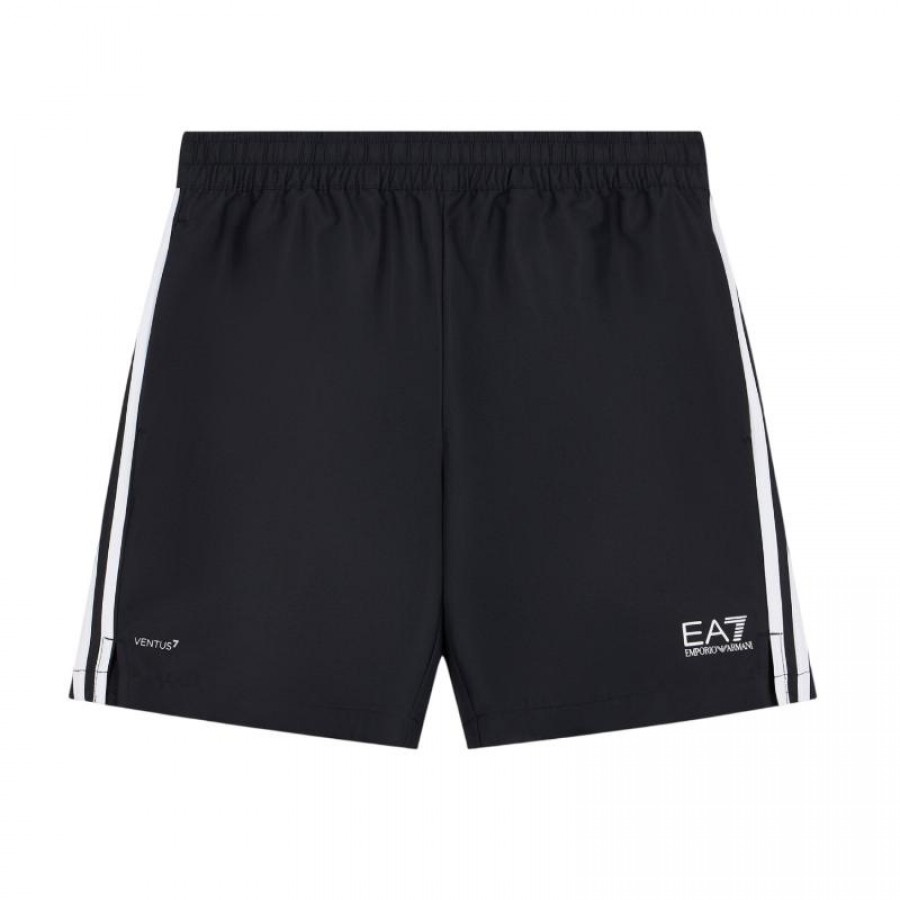 Short Armani EA7 Ventus 7 Tennis Pro Regular Negro