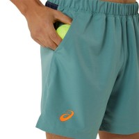 Short Asics Court 7 Celadon  Oferta + Barato