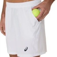 Short Asics Court 7IN Blanco  Offre - Pas cher