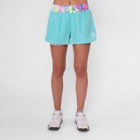 Short Bidi Badu Good Melbourne Printed 2In1 Aqua Mix   Oferta + Barato