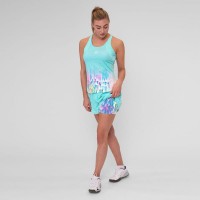 Short Bidi Badu Good Melbourne Printed 2In1 Aqua Mix   Oferta + Barato