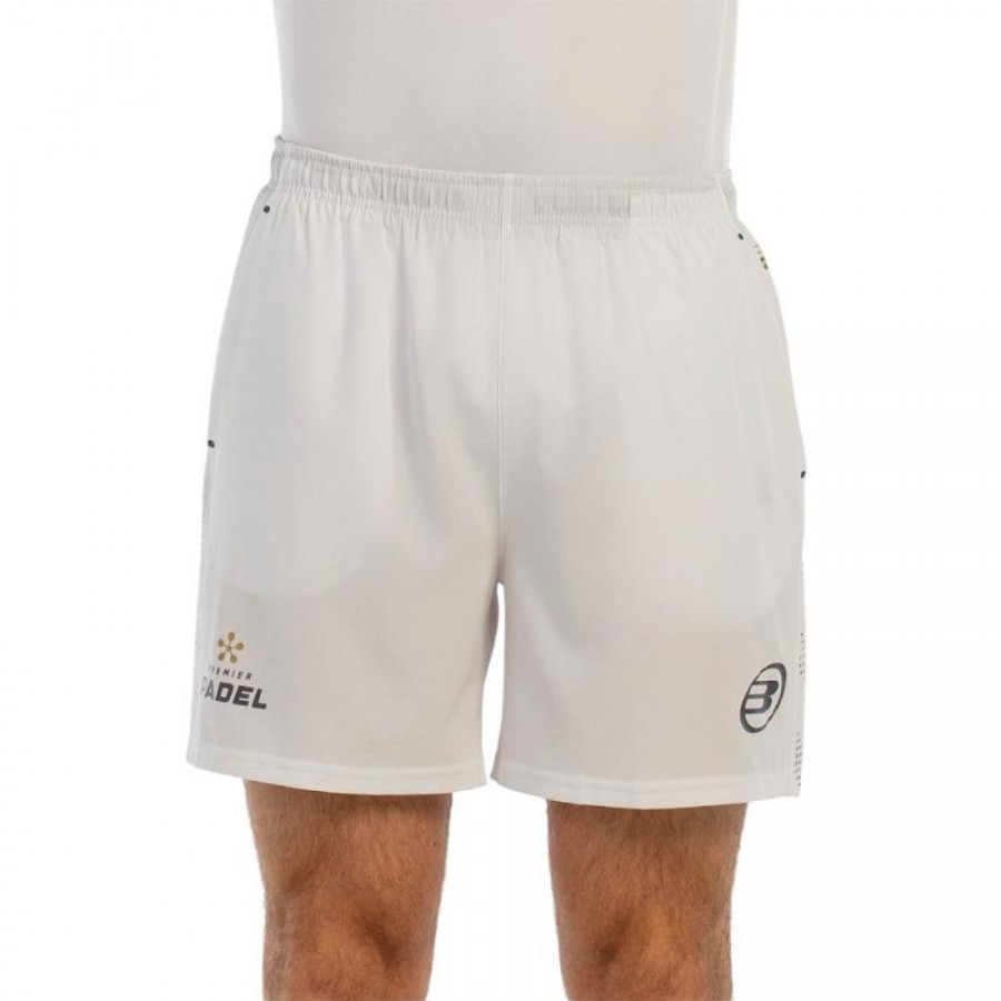 Short Bullpadel Premier Padel Brozo Blanco  Oferta + Barato