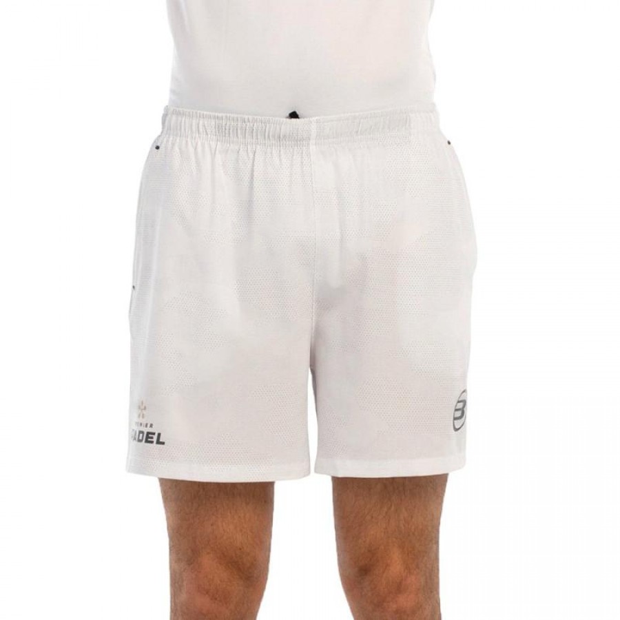Short Bullpadel Premier Padel Bugle Blanco  Oferta + Barato