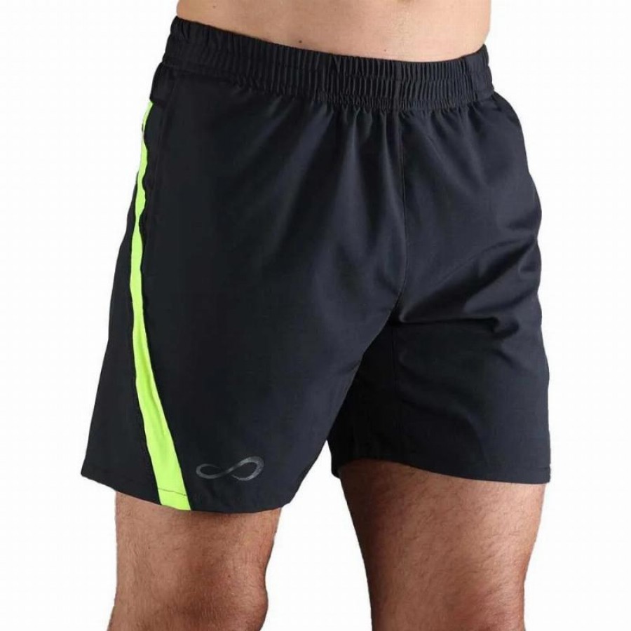 Short Endless Storm Negro Amarillo  Oferta + Barato