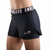 Pantaloncini Endless Tech Iconic Rosa Cristal Mujer  Offerta + Economico