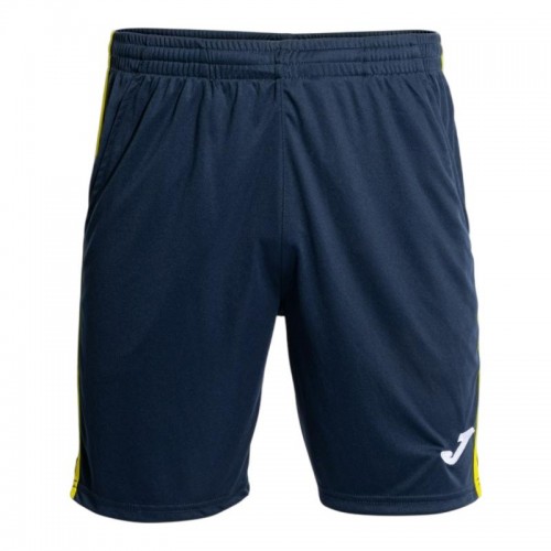 Short Joma Open III Azul Marino Amarillo