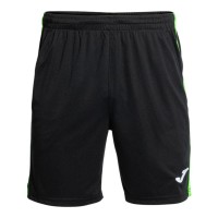 Short Joma Open III Negro Verde Fluor