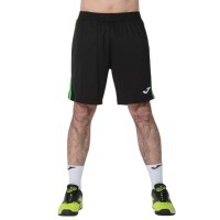 Short Joma Open III Negro Verde Fluor