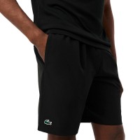 Short Lacoste Novak Djokovic Negro Amarillo  Oferta + Barato