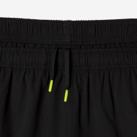 Short Lacoste Sport Negro Amarillo  Oferta + Barato