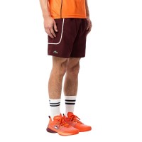 Short Lacoste Sport Tenis Burdeos  Oferta + Barato