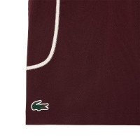 Short Lacoste Sport Tenis Burdeos  Oferta + Barato
