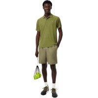 Short Lacoste Sport Verde Kaki  Oferta + Barato