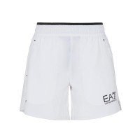 Shorts Armani EA7 Ventus 7 Blanco Mujer