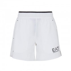Shorts Armani EA7 Ventus 7 Blanco Mujer