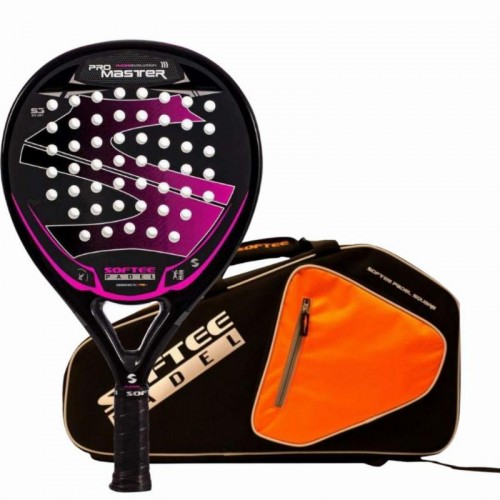 Pack Pala Softee Pro Master Evolution Fucsia con Paletero Pack Pala Softee Pro Master Evolution Fucsia con Paletero