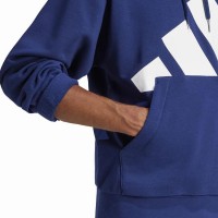 Sudadera Adidas Essentials Azul Oscuro Blanco  Oferta + Barato
