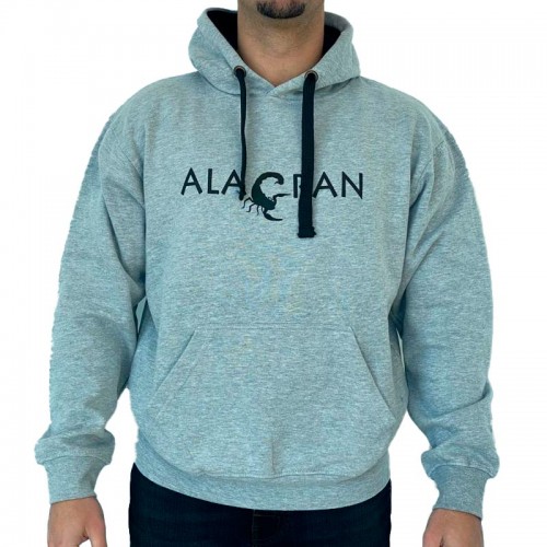 Sudadera Alacran Team Gris Negro Sudadera Alacran Team Gris Negro