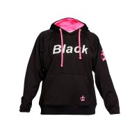 Moletom Coroa Negra Ainsa Rosa Preto