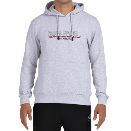 Sudadera Bullpadel Boyen Gris Claro Vigore