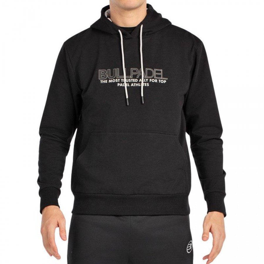 Sudadera Bullpadel Boyen Negro  Oferta + Barato