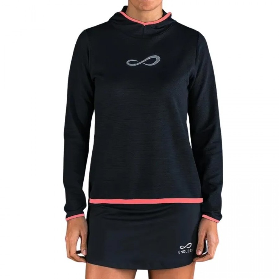 Sudadera Endless Breath II Negro Coral  Offer + Cheap