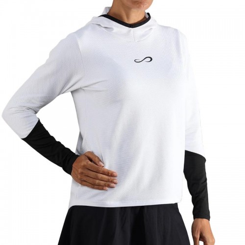 Endless Breath Line White Black Sweatshirt Endless Breath Line White Black Sweatshirt